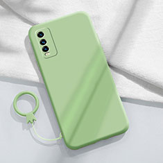 Custodia Silicone Ultra Sottile Morbida 360 Gradi Cover YK1 per Vivo Y12A Verde