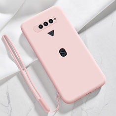 Custodia Silicone Ultra Sottile Morbida 360 Gradi Cover YK1 per Xiaomi Black Shark 4S 5G Rosa