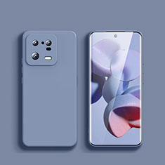 Custodia Silicone Ultra Sottile Morbida 360 Gradi Cover YK1 per Xiaomi Mi 13 Pro 5G Grigio Lavanda