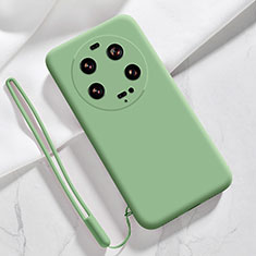 Custodia Silicone Ultra Sottile Morbida 360 Gradi Cover YK1 per Xiaomi Mi 13 Ultra 5G Verde