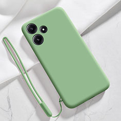 Custodia Silicone Ultra Sottile Morbida 360 Gradi Cover YK1 per Xiaomi Poco M6 Pro 5G Verde