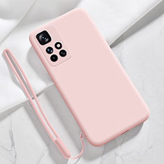 Custodia Silicone Ultra Sottile Morbida 360 Gradi Cover YK1 per Xiaomi Redmi 10 (2022) Oro Rosa