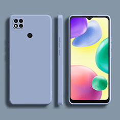 Custodia Silicone Ultra Sottile Morbida 360 Gradi Cover YK1 per Xiaomi Redmi 9 India Grigio Lavanda