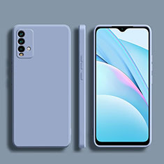 Custodia Silicone Ultra Sottile Morbida 360 Gradi Cover YK1 per Xiaomi Redmi 9 Power Grigio Lavanda