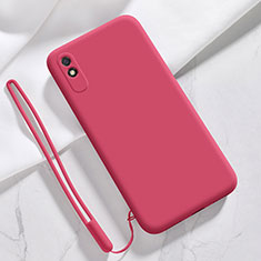 Custodia Silicone Ultra Sottile Morbida 360 Gradi Cover YK1 per Xiaomi Redmi 9i Rosso