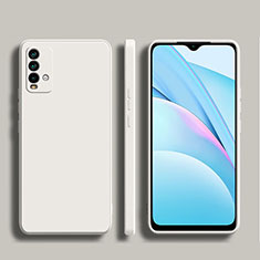 Custodia Silicone Ultra Sottile Morbida 360 Gradi Cover YK1 per Xiaomi Redmi 9T 4G Bianco