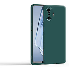 Custodia Silicone Ultra Sottile Morbida 360 Gradi Cover YK1 per Xiaomi Redmi K40 Gaming 5G Verde