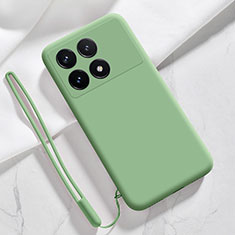 Custodia Silicone Ultra Sottile Morbida 360 Gradi Cover YK1 per Xiaomi Redmi K70 5G Verde