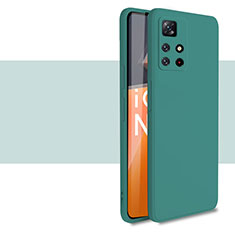 Custodia Silicone Ultra Sottile Morbida 360 Gradi Cover YK1 per Xiaomi Redmi Note 11 5G Verde