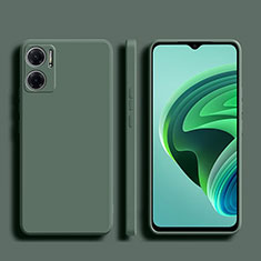 Custodia Silicone Ultra Sottile Morbida 360 Gradi Cover YK1 per Xiaomi Redmi Note 11E 5G Verde