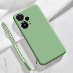 Custodia Silicone Ultra Sottile Morbida 360 Gradi Cover YK1 per Xiaomi Redmi Note 12 Turbo 5G Verde