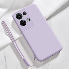 Custodia Silicone Ultra Sottile Morbida 360 Gradi Cover YK1 per Xiaomi Redmi Note 13 5G Lavanda