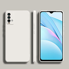 Custodia Silicone Ultra Sottile Morbida 360 Gradi Cover YK1 per Xiaomi Redmi Note 9 4G Bianco