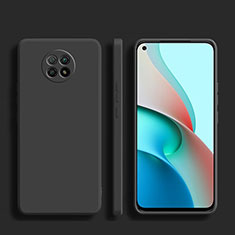 Custodia Silicone Ultra Sottile Morbida 360 Gradi Cover YK1 per Xiaomi Redmi Note 9T 5G Nero