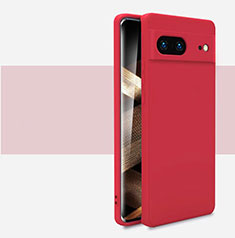 Custodia Silicone Ultra Sottile Morbida 360 Gradi Cover YK2 per Google Pixel 7 5G Rosso