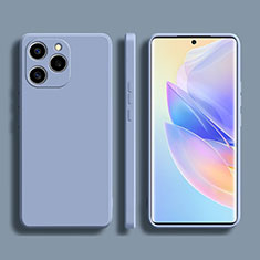 Custodia Silicone Ultra Sottile Morbida 360 Gradi Cover YK2 per Huawei Honor 60 SE 5G Grigio Lavanda