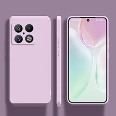 Custodia Silicone Ultra Sottile Morbida 360 Gradi Cover YK2 per OnePlus 10 Pro 5G Lavanda