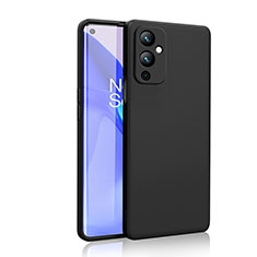 Custodia Silicone Ultra Sottile Morbida 360 Gradi Cover YK2 per OnePlus 9 5G Nero