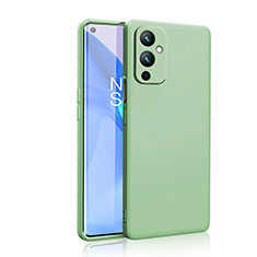 Custodia Silicone Ultra Sottile Morbida 360 Gradi Cover YK2 per OnePlus 9 5G Verde