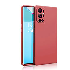 Custodia Silicone Ultra Sottile Morbida 360 Gradi Cover YK2 per OnePlus 9 Pro 5G Rosa Caldo