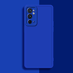 Custodia Silicone Ultra Sottile Morbida 360 Gradi Cover YK2 per OnePlus 9RT 5G Blu