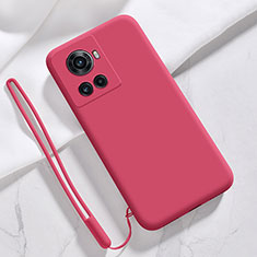 Custodia Silicone Ultra Sottile Morbida 360 Gradi Cover YK2 per OnePlus Ace 5G Rosso