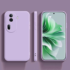 Custodia Silicone Ultra Sottile Morbida 360 Gradi Cover YK2 per Oppo Reno11 Pro 5G Lavanda