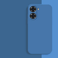 Custodia Silicone Ultra Sottile Morbida 360 Gradi Cover YK2 per Realme 10S 5G Blu