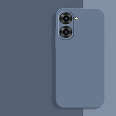 Custodia Silicone Ultra Sottile Morbida 360 Gradi Cover YK2 per Realme 10S 5G Grigio Lavanda