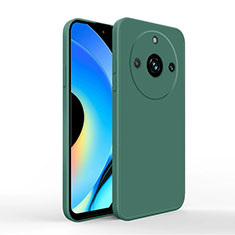 Custodia Silicone Ultra Sottile Morbida 360 Gradi Cover YK2 per Realme Narzo 60 5G Verde Notte