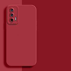 Custodia Silicone Ultra Sottile Morbida 360 Gradi Cover YK2 per Realme Q3 Pro 5G Rosso