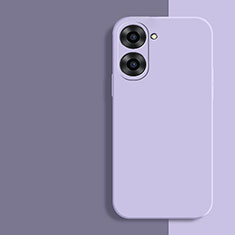 Custodia Silicone Ultra Sottile Morbida 360 Gradi Cover YK2 per Realme Q5x 5G Lavanda