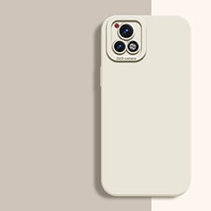 Custodia Silicone Ultra Sottile Morbida 360 Gradi Cover YK2 per Vivo Y72 India Bianco