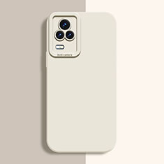 Custodia Silicone Ultra Sottile Morbida 360 Gradi Cover YK2 per Vivo Y73 (2021) Bianco