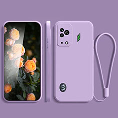 Custodia Silicone Ultra Sottile Morbida 360 Gradi Cover YK2 per Xiaomi Black Shark 5 5G Lavanda