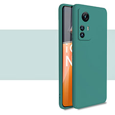 Custodia Silicone Ultra Sottile Morbida 360 Gradi Cover YK2 per Xiaomi Mi 12T Pro 5G Verde