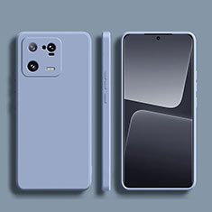 Custodia Silicone Ultra Sottile Morbida 360 Gradi Cover YK2 per Xiaomi Mi 13 Pro 5G Grigio Lavanda