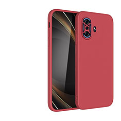 Custodia Silicone Ultra Sottile Morbida 360 Gradi Cover YK2 per Xiaomi Poco F3 GT 5G Rosso