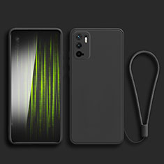 Custodia Silicone Ultra Sottile Morbida 360 Gradi Cover YK2 per Xiaomi POCO M3 Pro 5G Nero