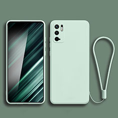 Custodia Silicone Ultra Sottile Morbida 360 Gradi Cover YK2 per Xiaomi POCO M3 Pro 5G Verde Pastello