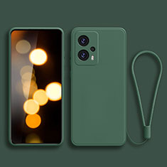 Custodia Silicone Ultra Sottile Morbida 360 Gradi Cover YK2 per Xiaomi Poco X4 GT 5G Verde Notte