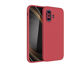 Custodia Silicone Ultra Sottile Morbida 360 Gradi Cover YK2 per Xiaomi Redmi K40 Gaming 5G Rosso