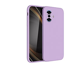 Custodia Silicone Ultra Sottile Morbida 360 Gradi Cover YK2 per Xiaomi Redmi K40 Gaming 5G Viola