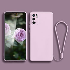 Custodia Silicone Ultra Sottile Morbida 360 Gradi Cover YK2 per Xiaomi Redmi Note 10 5G Lavanda