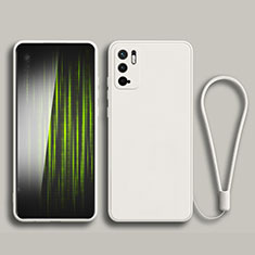 Custodia Silicone Ultra Sottile Morbida 360 Gradi Cover YK2 per Xiaomi Redmi Note 11 SE 5G Bianco
