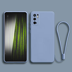 Custodia Silicone Ultra Sottile Morbida 360 Gradi Cover YK2 per Xiaomi Redmi Note 11 SE 5G Grigio Lavanda