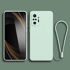 Custodia Silicone Ultra Sottile Morbida 360 Gradi Cover YK2 per Xiaomi Redmi Note 11 SE India 4G Verde Pastello