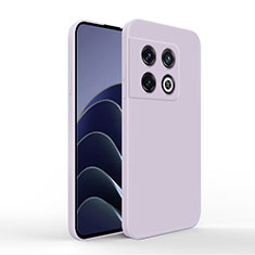 Custodia Silicone Ultra Sottile Morbida 360 Gradi Cover YK3 per OnePlus 10 Pro 5G Lavanda