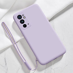 Custodia Silicone Ultra Sottile Morbida 360 Gradi Cover YK3 per OnePlus 9RT 5G Lavanda