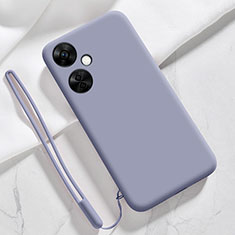 Custodia Silicone Ultra Sottile Morbida 360 Gradi Cover YK3 per Oppo K11x 5G Grigio Lavanda